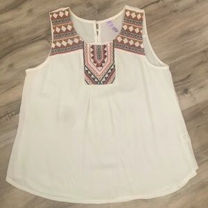 Alya Embroidered Tank